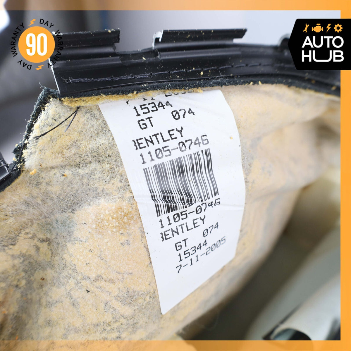 Bentley Continental Flying Spur Front Left Side Seat Upper Back Cushion OEM 76k - photo 18