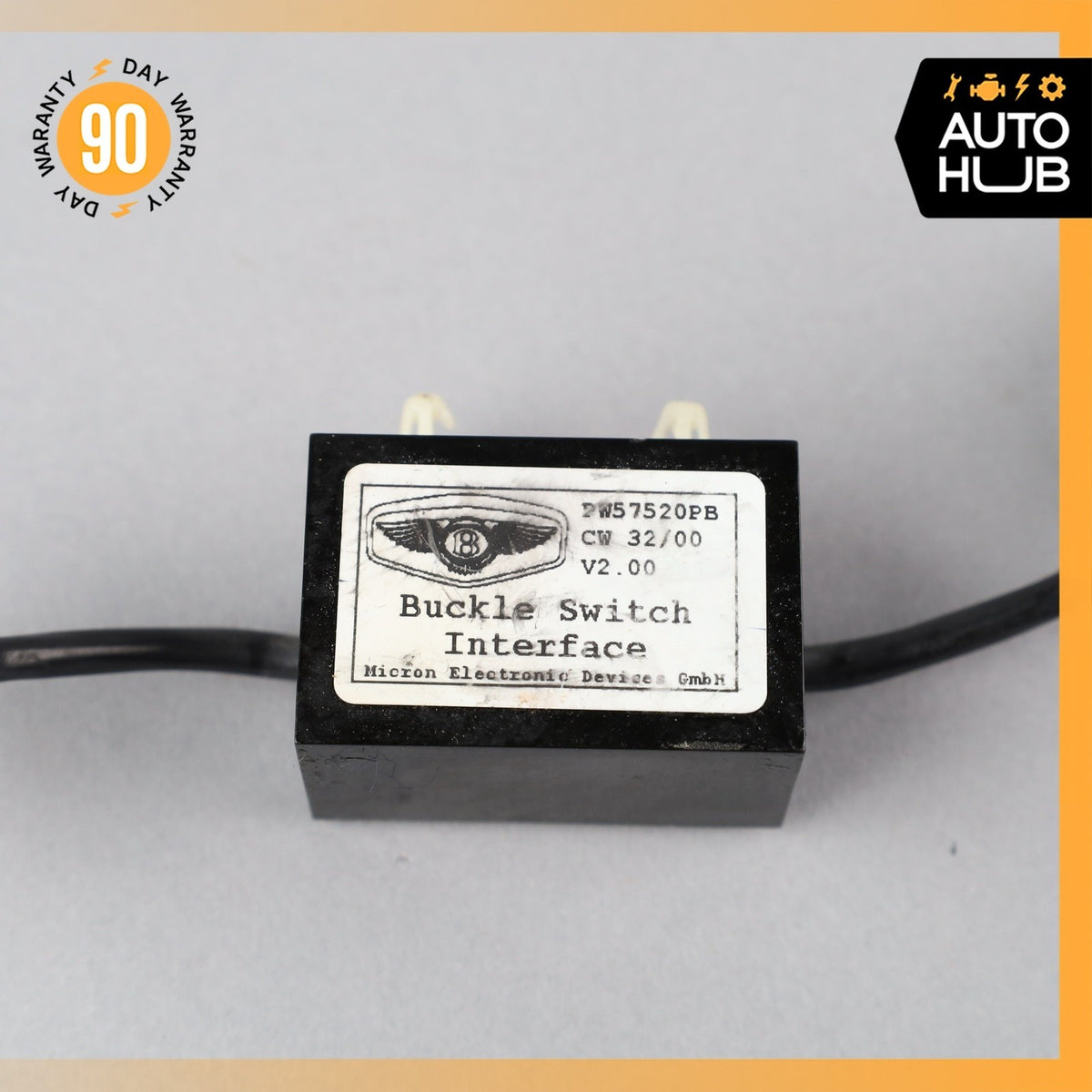 99-09 Bentley Arnage / Rolls Royce Silver Seraph Seatbelt Buckle Switch OEM 42k - photo 5