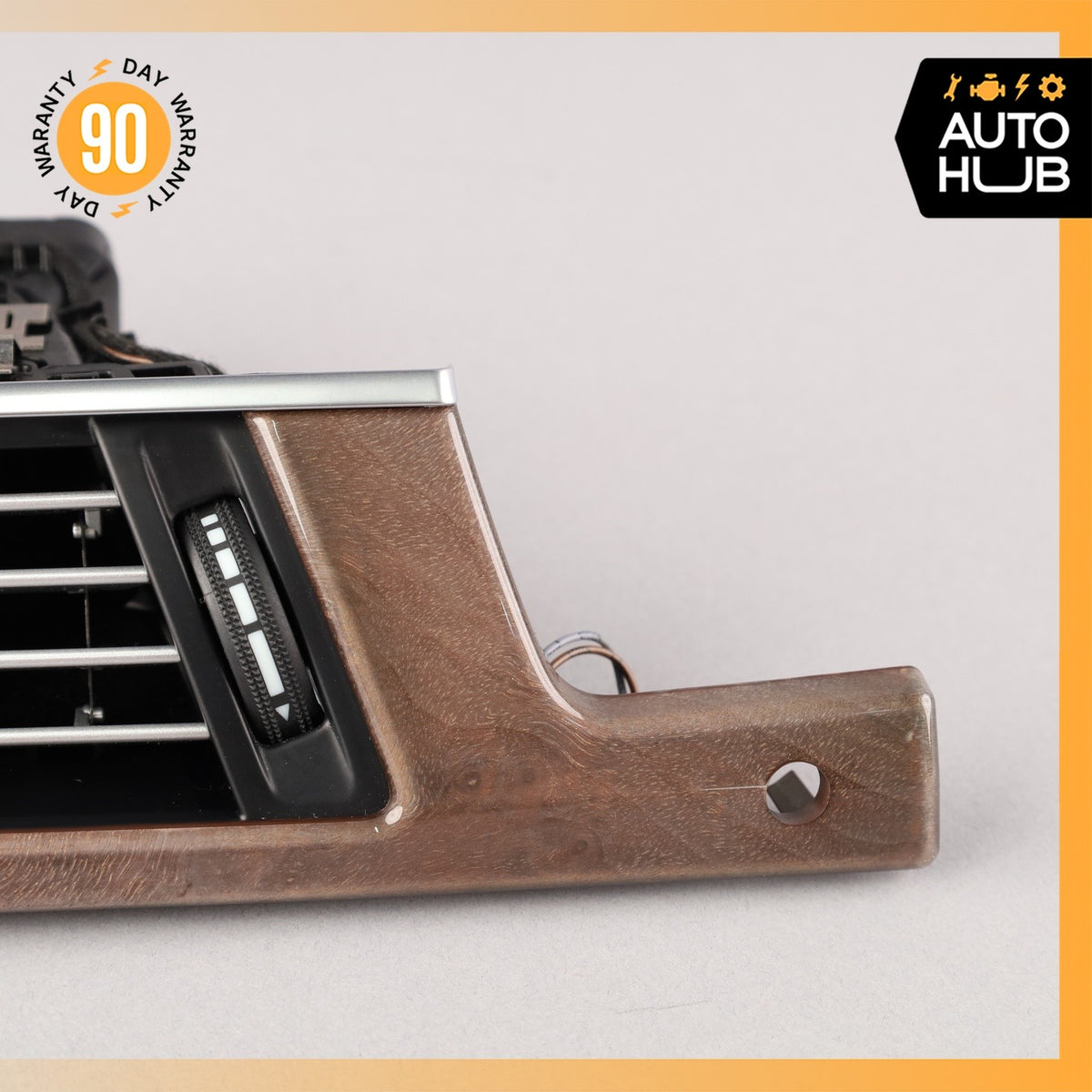 10-13 Mercedes W212 E350 Dashboard Dash AC A/C Air Vent Left Trim Wood OEM 48k - photo 5
