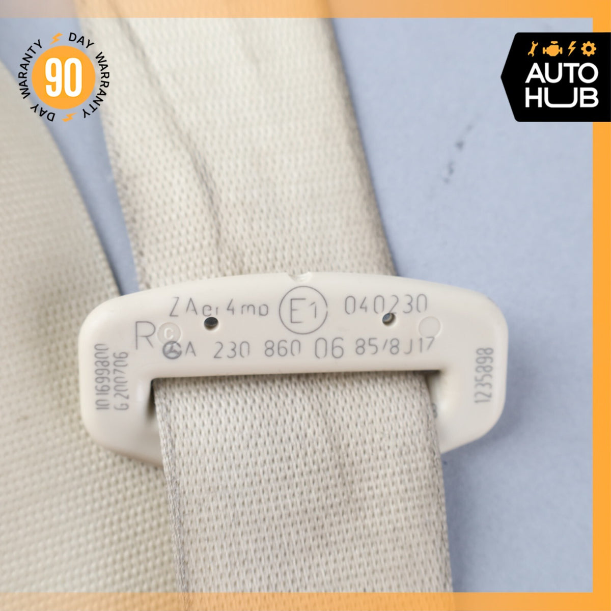 07-12 Mercedes R230 SL550 SL55 AMG Right Side Seat Belt Retractor Beige OEM - photo 12