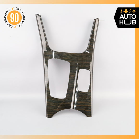 11-18 BMW F25 X3 X4 Center Console Shifter Wood Trim Panel OEM - photo 1