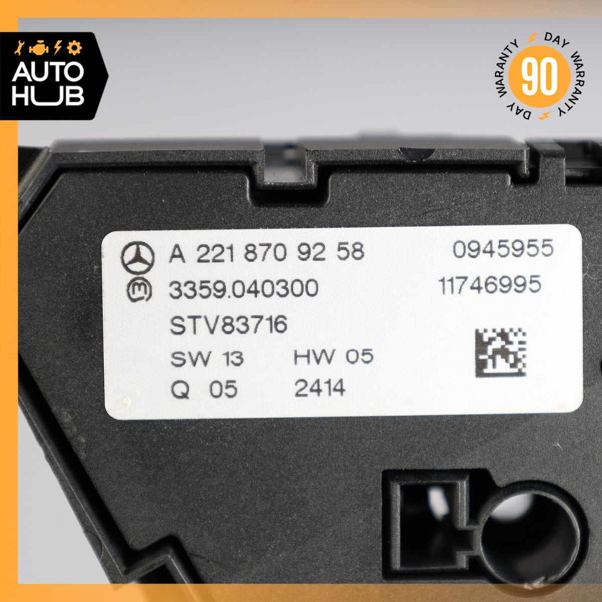 07-14 Mercedes W221 S550 CL550 Front Left Driver Seat Control Memory Switch OEM - photo 10