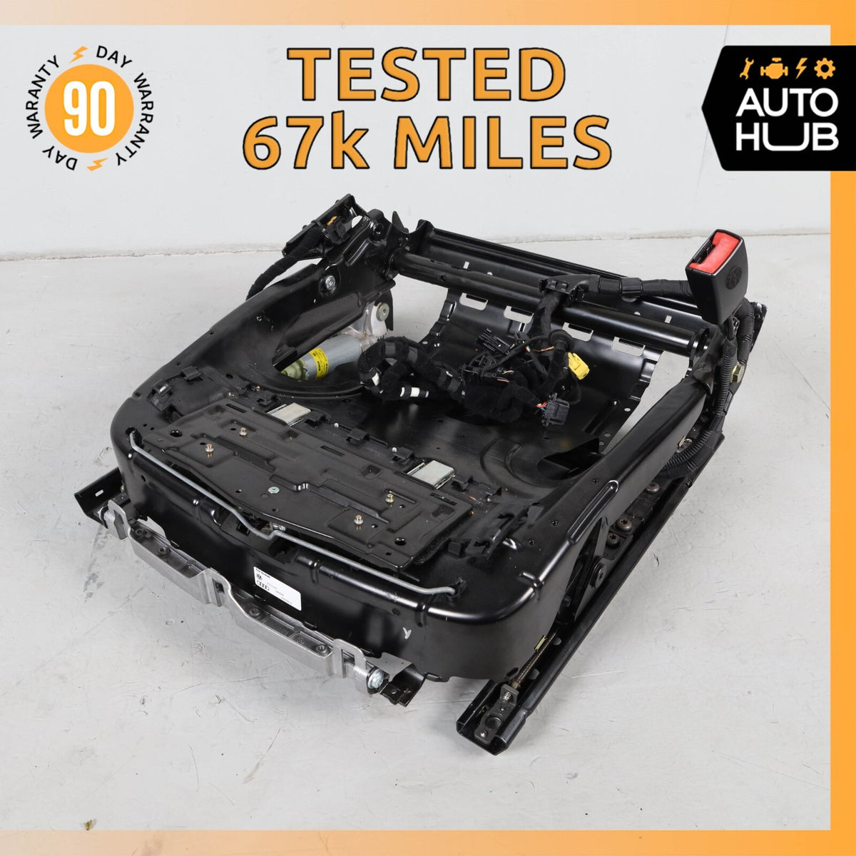 06-13 Bentley Continental Flying Spur Lower Seat Track Rail Right Side OEM 67k - photo 1