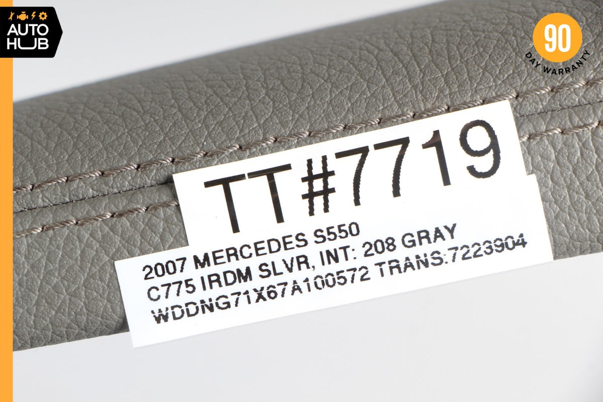 07-09 Mercedes W221 S550 S450 Right Window Control Switch Bezel Trim Gray OEM - photo 10