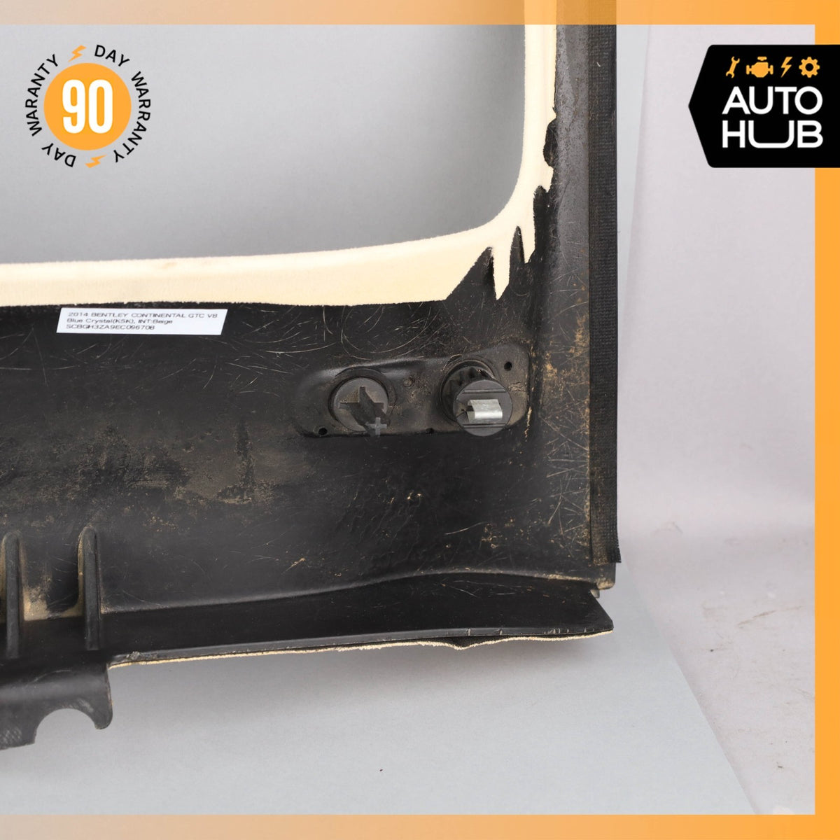 12-18 Bentley Continental GTC Front Top Upper Headliner Trim Panel OEM 11k - photo 21