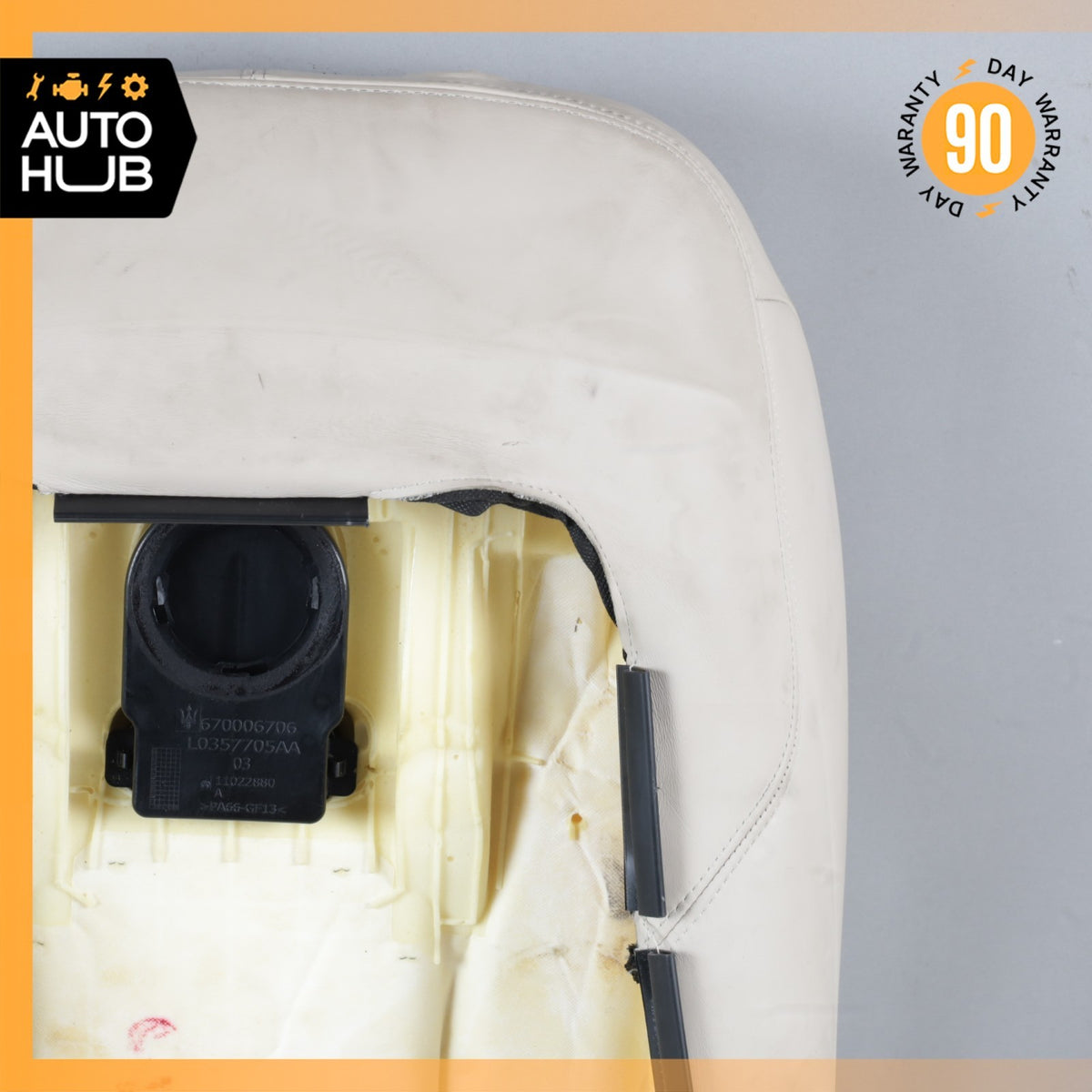 14-17 Maserati Quattroporte M156 GTS Front Left Side Top Upper Seat Cushion OEM - photo 12