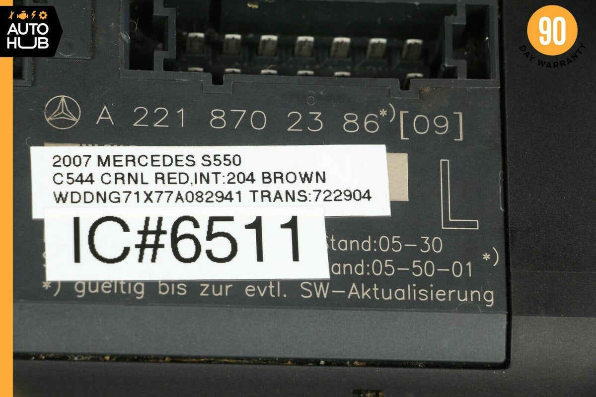 07-13 Mercedes W221 S550 S400 Front Left Driver Side Under Seat Control Unit OEM - photo 8