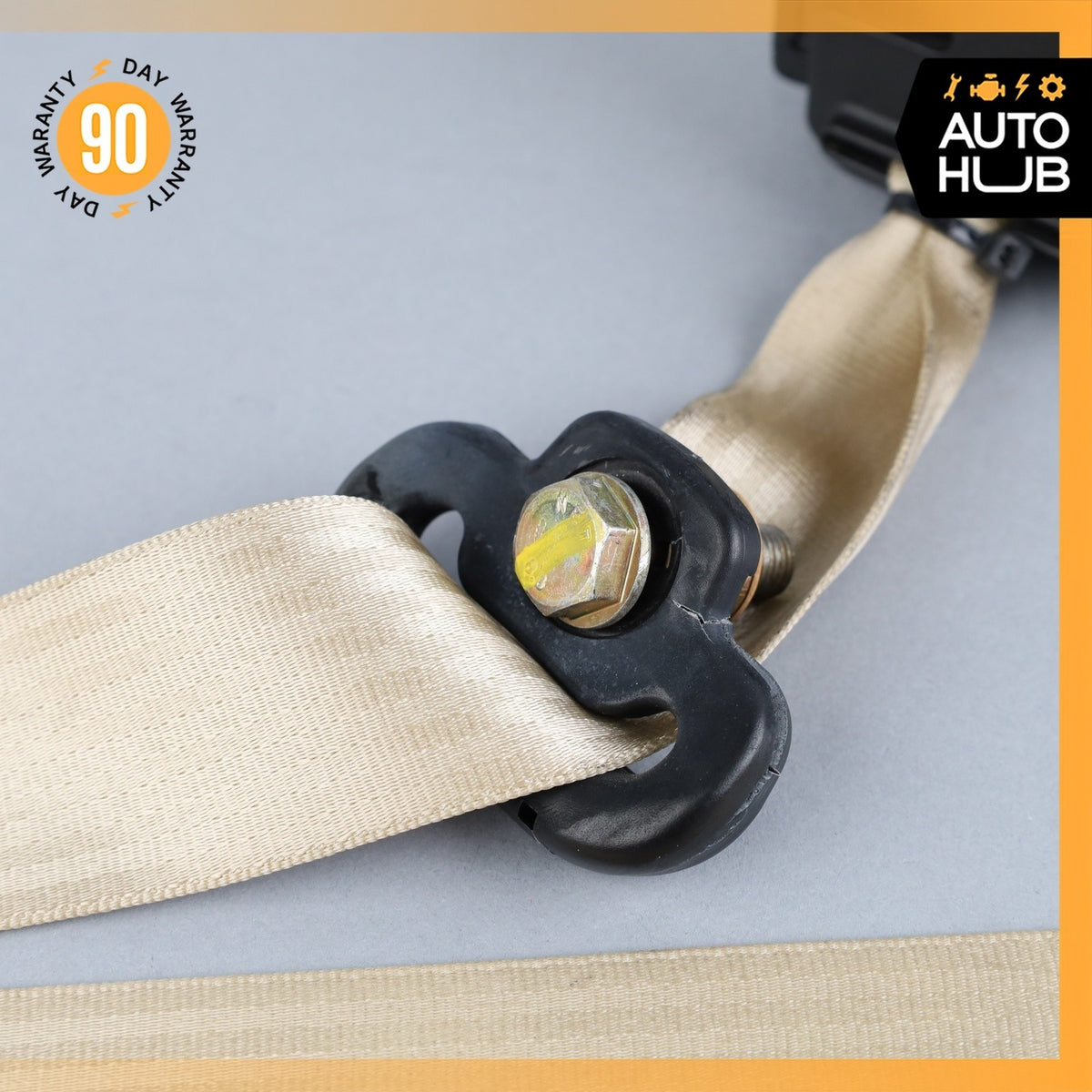 99-04 Bentley Arnage / RR Seraph Rear Right Side Seat Belt Retractor Beige OEM - photo 5