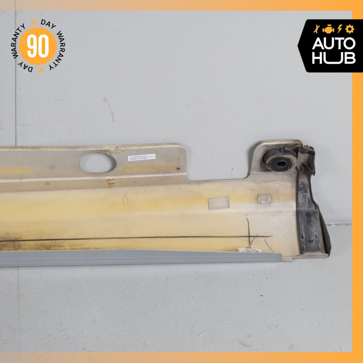 07-13 Mercedes W221 S550 S400 Left Side Skirt Rocker Panel Molding Silver OEM - photo 13