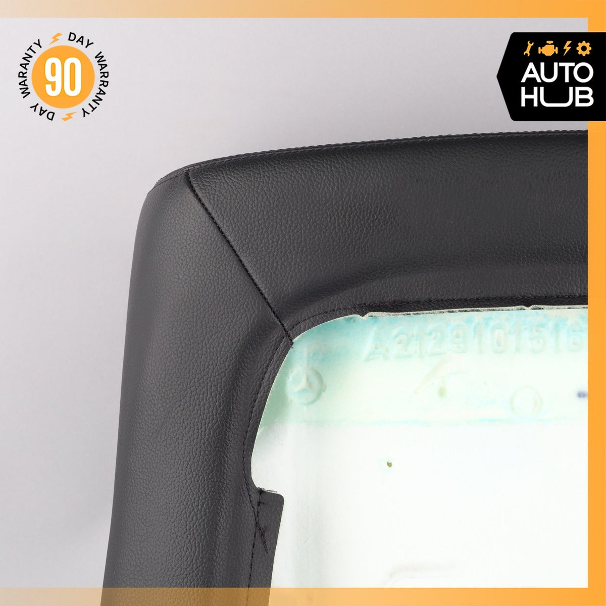 10-13 Mercedes W212 E350 E400 Front Right Seat Cushion Top Upper Black OEM - photo 8