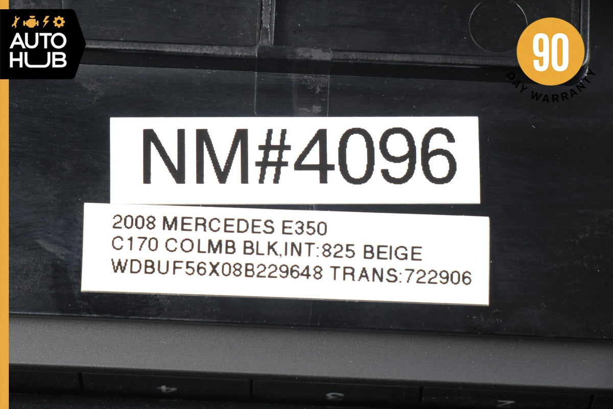 03-09 Mercedes W211 E350 CLS500 CLS55 AMG Hazard Switch Control Panel Wood OEM - photo 12