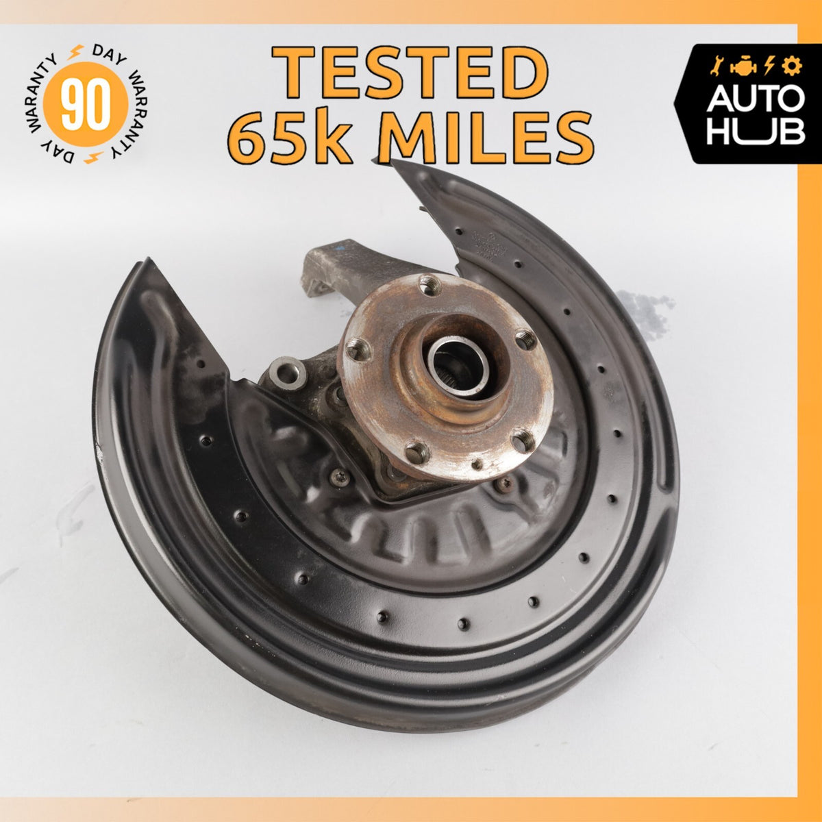 03-13 Bentley Continental GT Rear Left Driver Side Spindle Knuckle Hub OEM 65k - photo 1