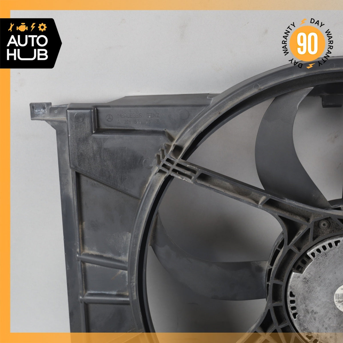 07-13 Mercedes W221 S550 S450 Engine Cooling Fan Motor Assembly 2215000493 OEM - photo 3