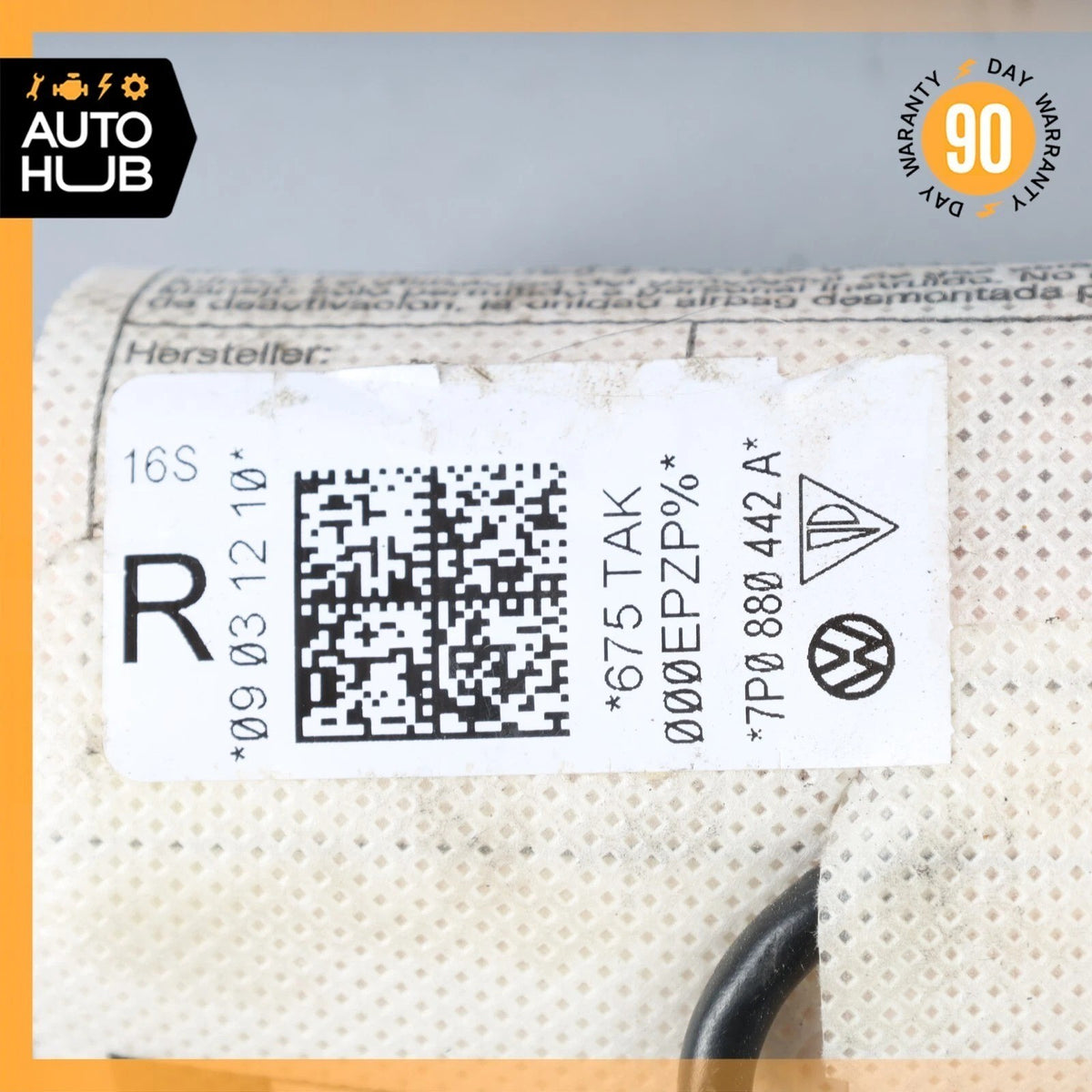 11-18 Porsche Cayenne 958 Rear Right Side Seat Safety Airbag SRS OEM - photo 11