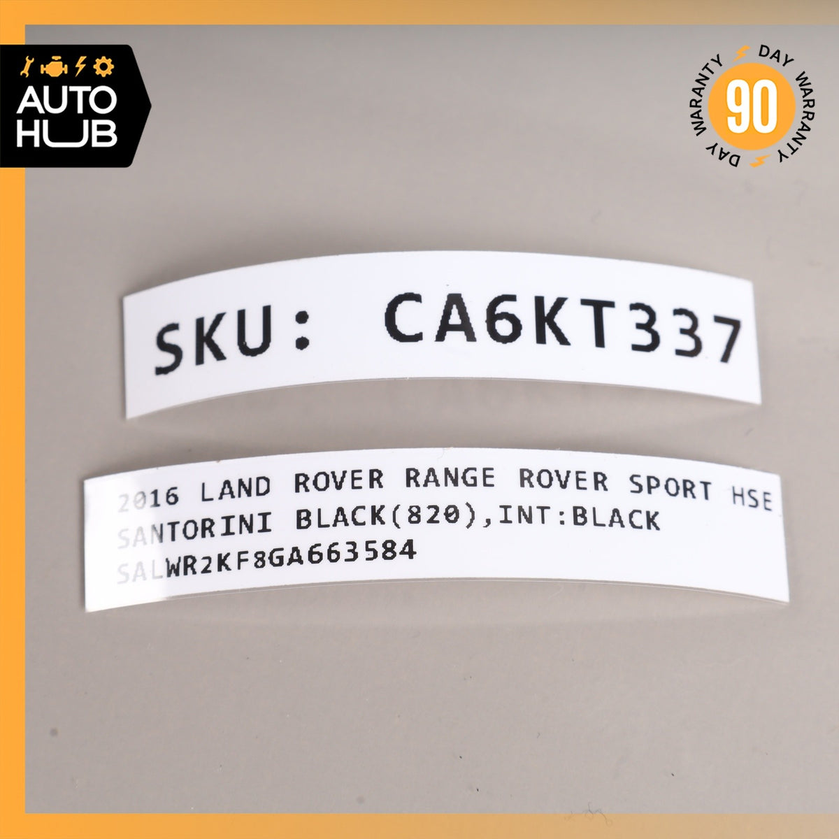 14-22 LR Range Rover L494 Trunk Lid & Light Leveling Control Switch OEM - photo 10