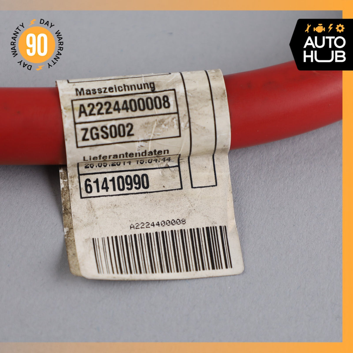 14-15 Mercedes W222 S600 S550 S63 AMG Positive Battery Terminal Cable OEM - photo 12