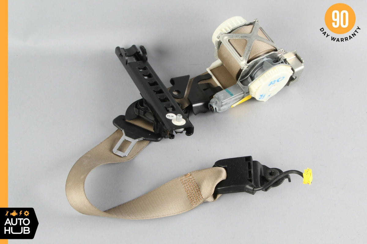 08-15 Mercedes W204 C250 C300 C350 Front Right Passenger Seat Belt Beige OEM - photo 1