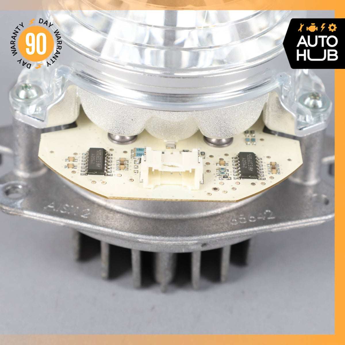 12-18 Bentley Continental GTC GT Left Side Headlight Inside LED Lens OEM 71k - photo 11