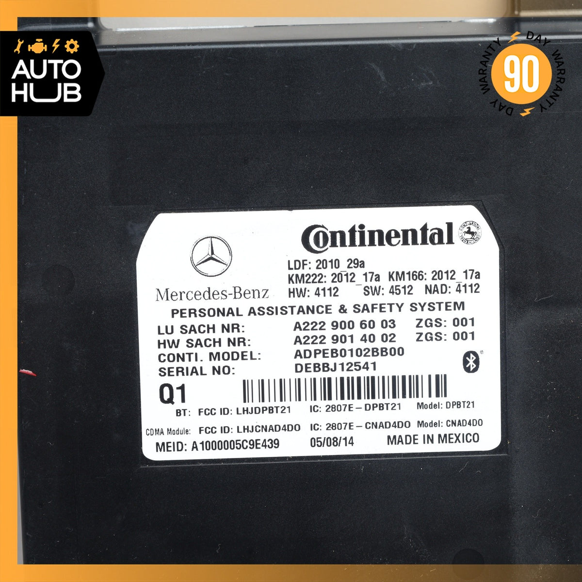 Mercedes W207 E350 GL450 SL550 SLK250 Tele Aid Control Module 2229006003 OEM - photo 6