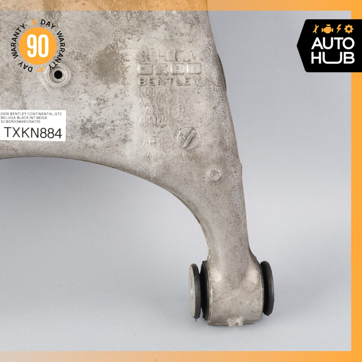 07-10 Bentley Continental GTC Rear Right Side Lower Control Arm OEM 63k - photo 6