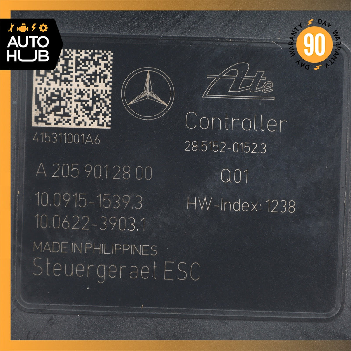 Mercedes W205 C300 ABS Anti Lock Brake Pump Control Module Unit OEM - photo 10