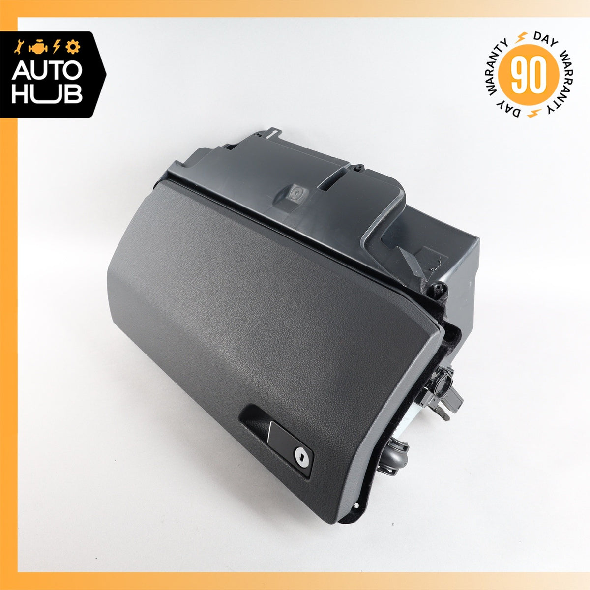 10-13 Mercedes W207 E350 E550 Dashboard Glove Box Compartment Black OEM - photo 7