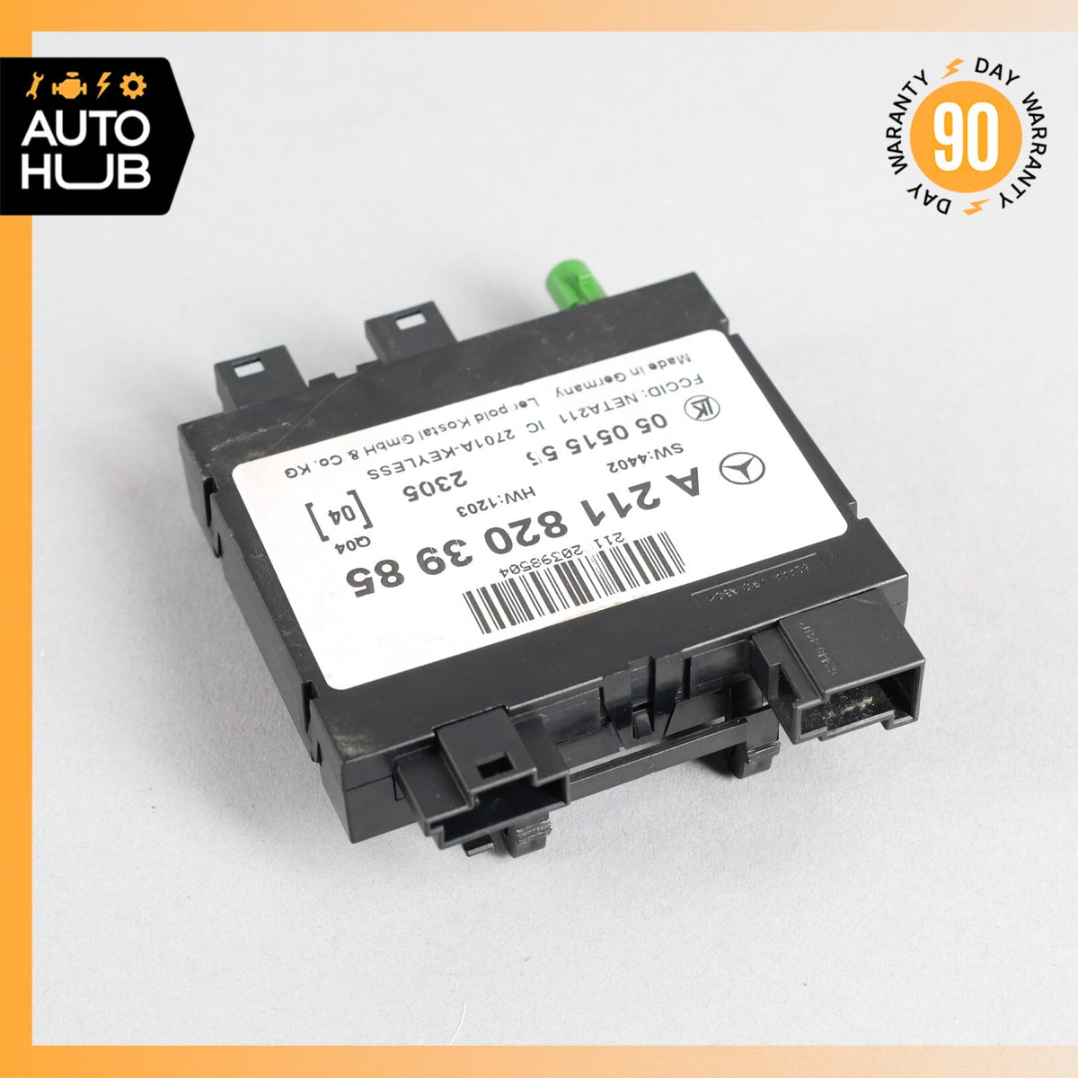 03-11 Mercedes W211 E55 AMG Keyless Go Entry Control Module 2118203985 OEM - photo 2