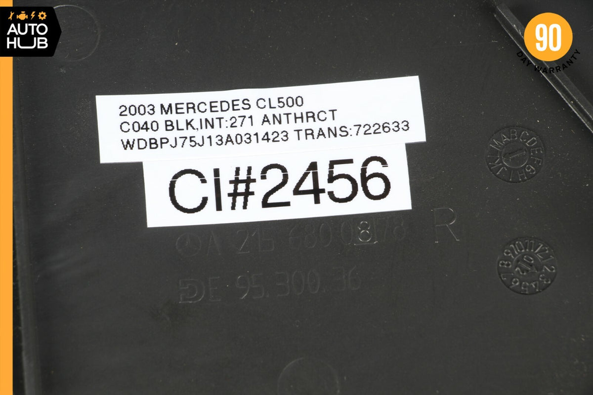 03-06 Mercedes W215 CL500 CL55 Dashboard Dash Board Trim Panel Right Side OEM - photo 11