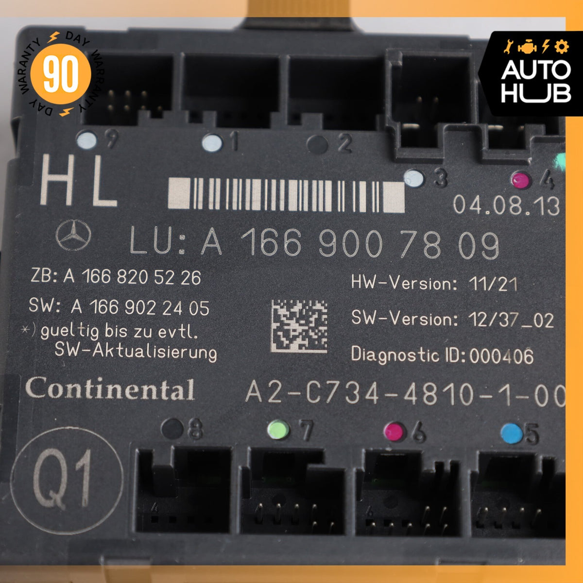 12-19 Mercedes X166 GL450 ML350 GLE350 Rear Left Side Door Control Module OEM - photo 10