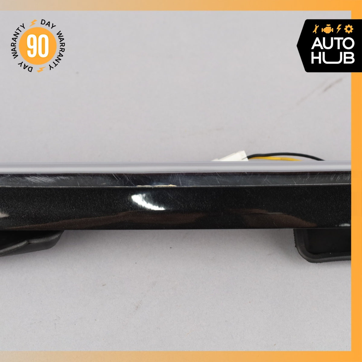 02-07 Maserati M138 4200 Coupe Rear Trunk Lid Moulding Plate w/Lights OEM - photo 5