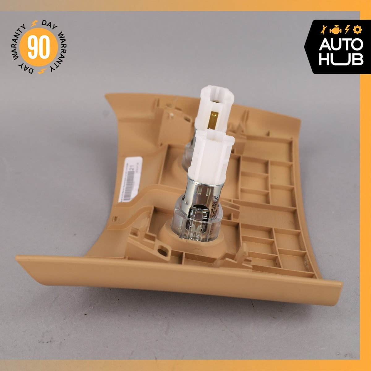 11-18 Porsche Cayenne 958 Rear Center Console Trim Panel Beige OEM - photo 13
