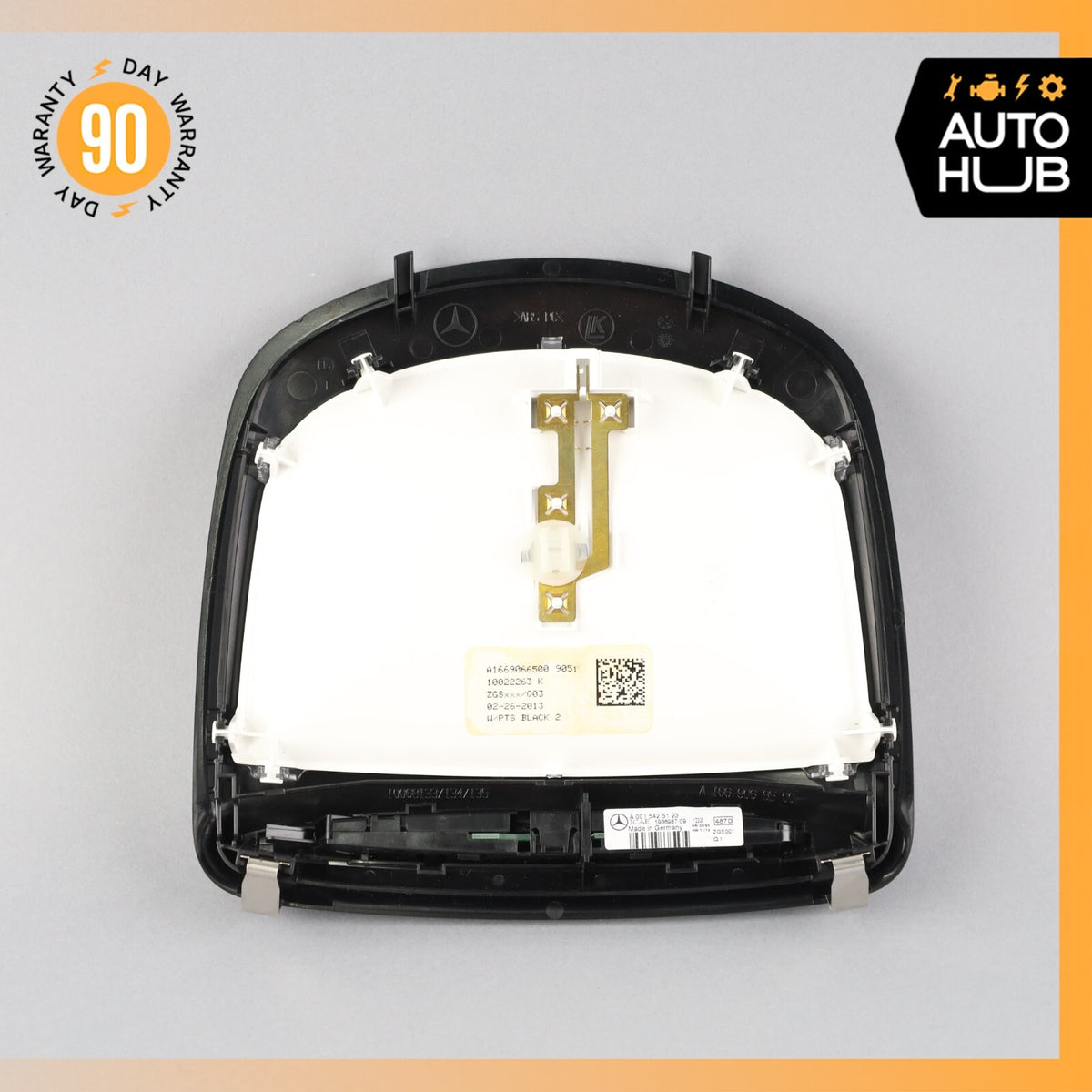 2013 Mercedes W166 ML63 Rear Overhead Dome Light Lamp Black OEM - photo 6