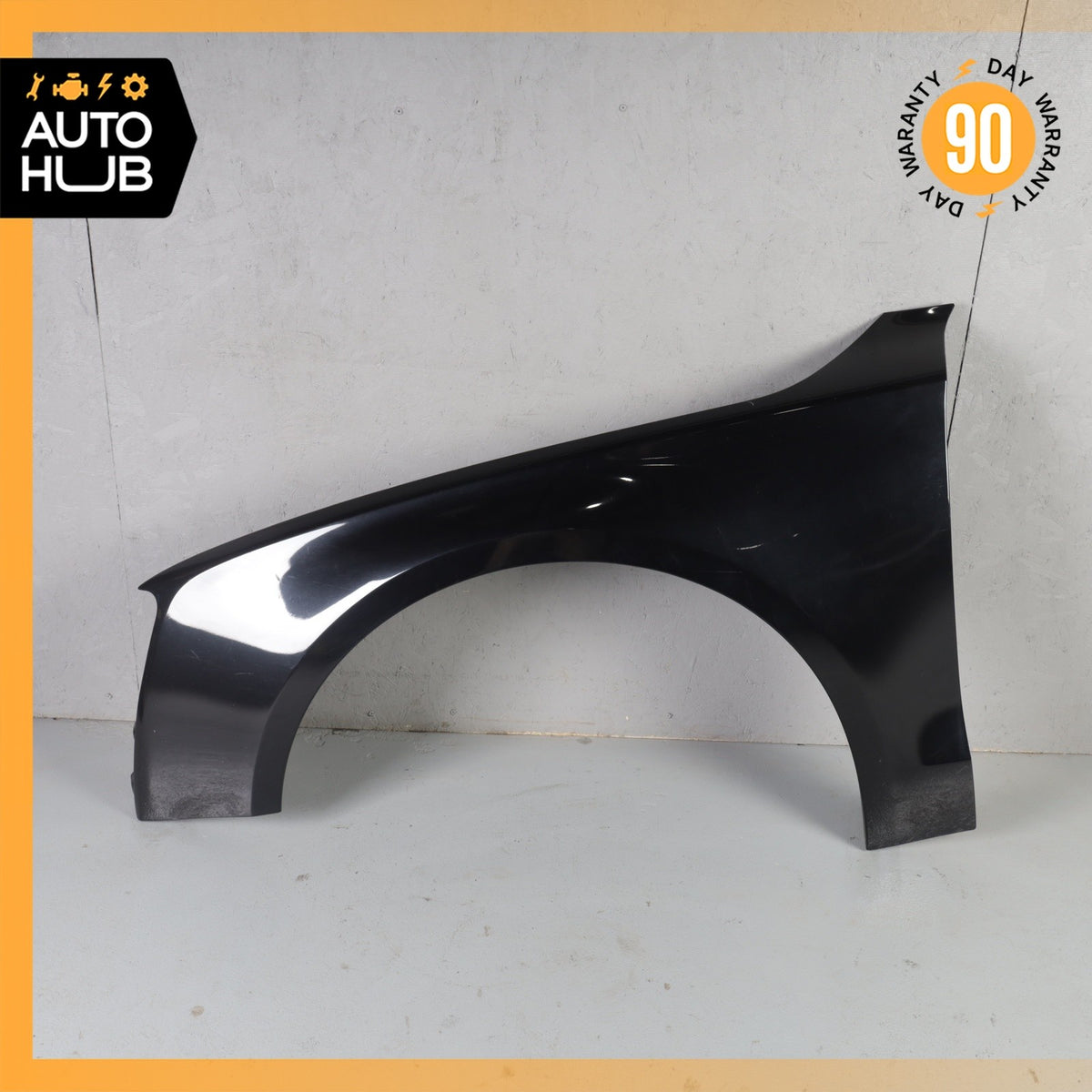 11-18 Audi D4 A8L S8 Left Driver Side Fender Wing Panel Black OEM - photo 1