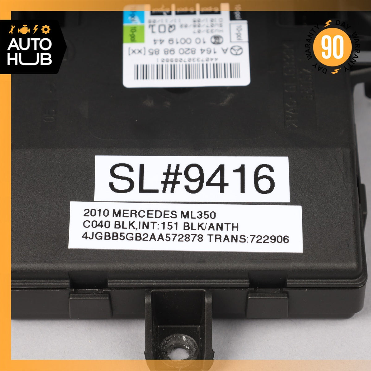06-13 Mercedes W164 ML350 GL550 R350 Front Right Side Door Control Module OEM - photo 7