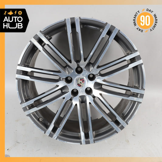 Porsche Macan 95B Turbo 9.0 X 21 21" Front Wheel Rim 95B601025T OEM - photo 1