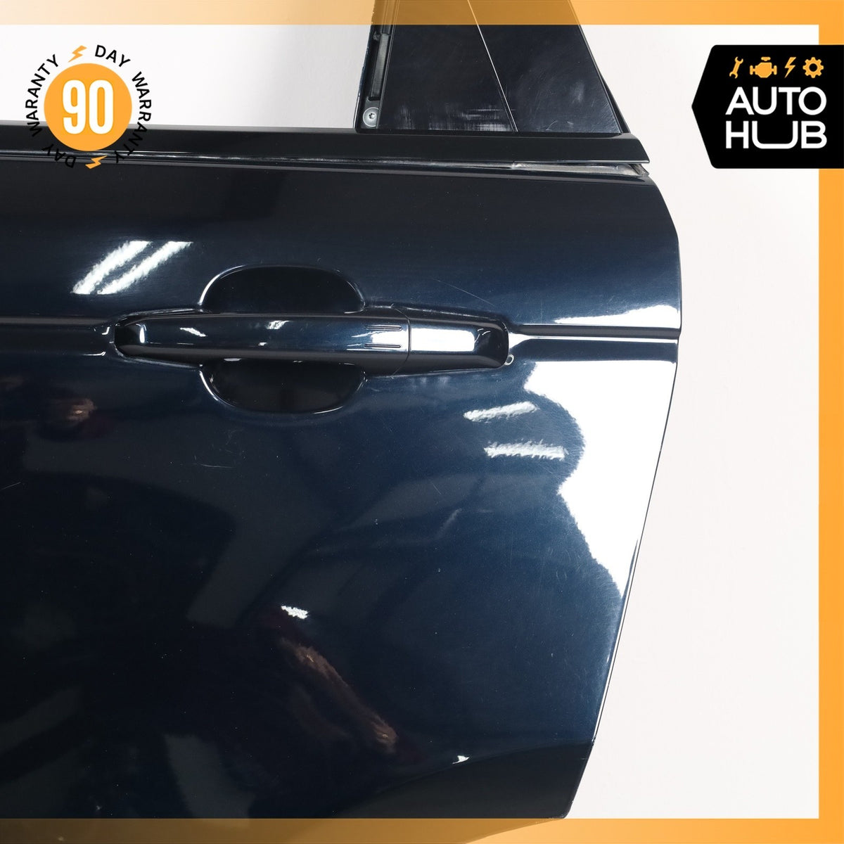 14-22 LR Range Rover Sport L494 Rear Left Driver Side Door Panel Shell Black OEM - photo 4