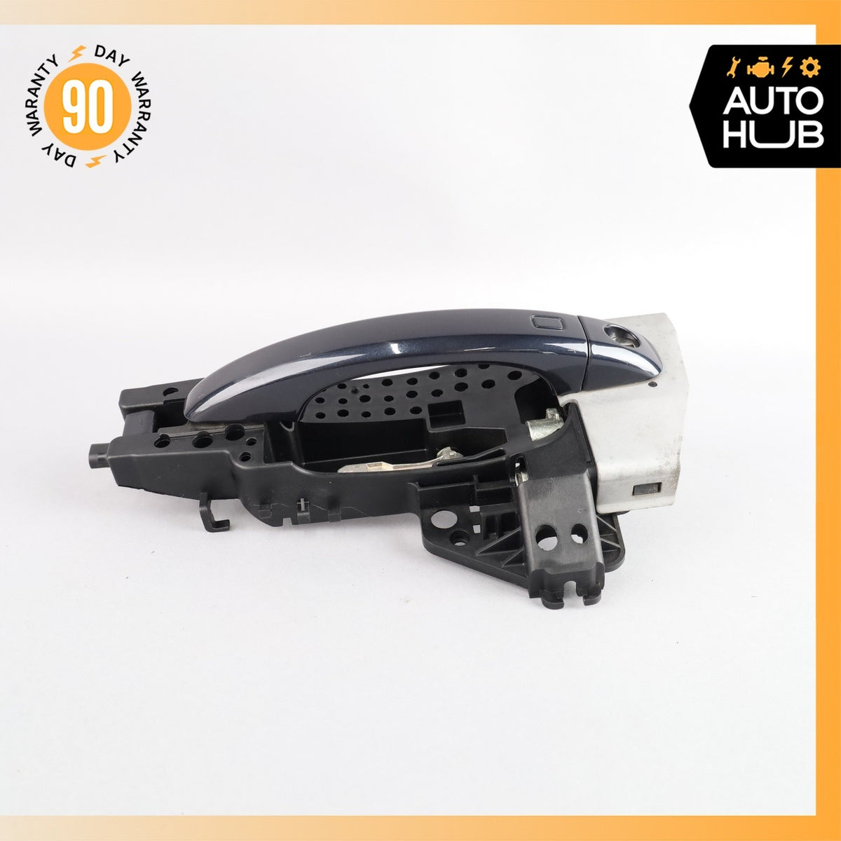 Audi B8 S4 Left Driver Exterior Door Handle w/ Keyless Go Blue 8T0837885B OEM - photo 3