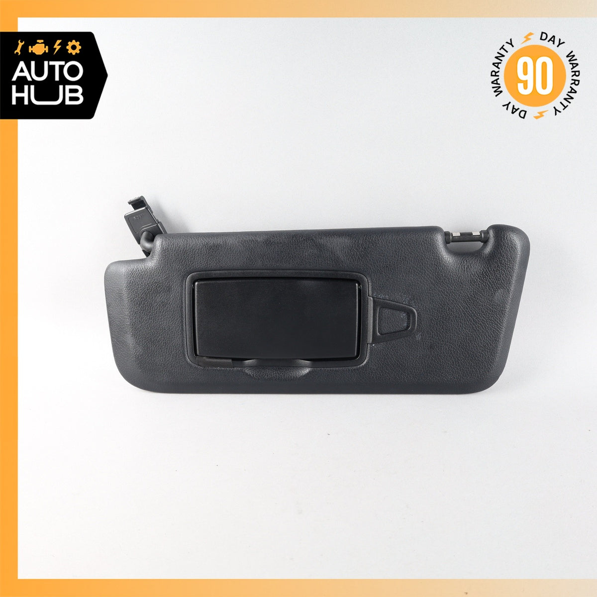 17-18 Mercedes W205 C63 AMG C43 AMG Left Side Sunvisor Sun Visor Black OEM - photo 2