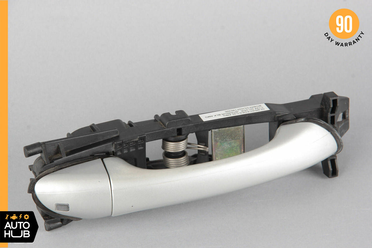 01-04 Mercedes W203 C230 C320 C350 Front Right Exterior Door Handle Silver OEM - photo 1
