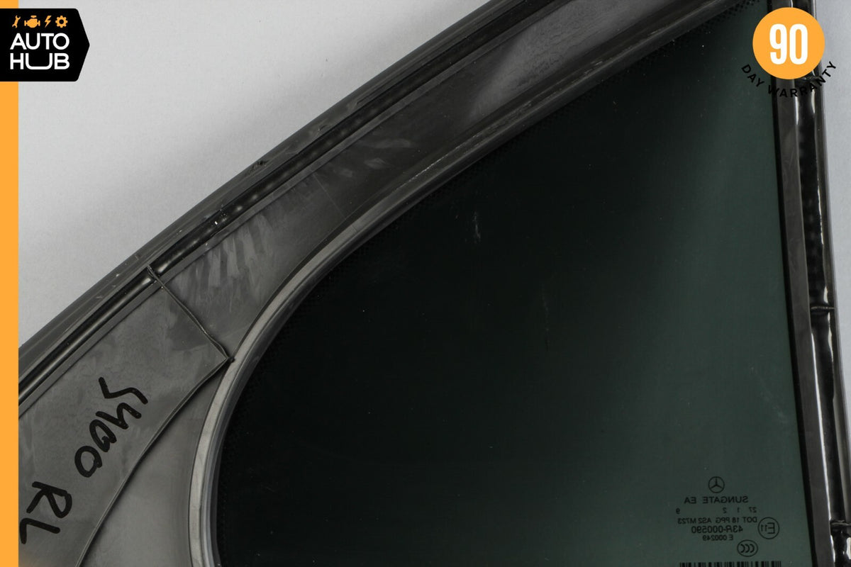 07-13 Mercedes W221 S400 S65 AMG Quarter Window Glass Rear Left Driver Side OEM - photo 9
