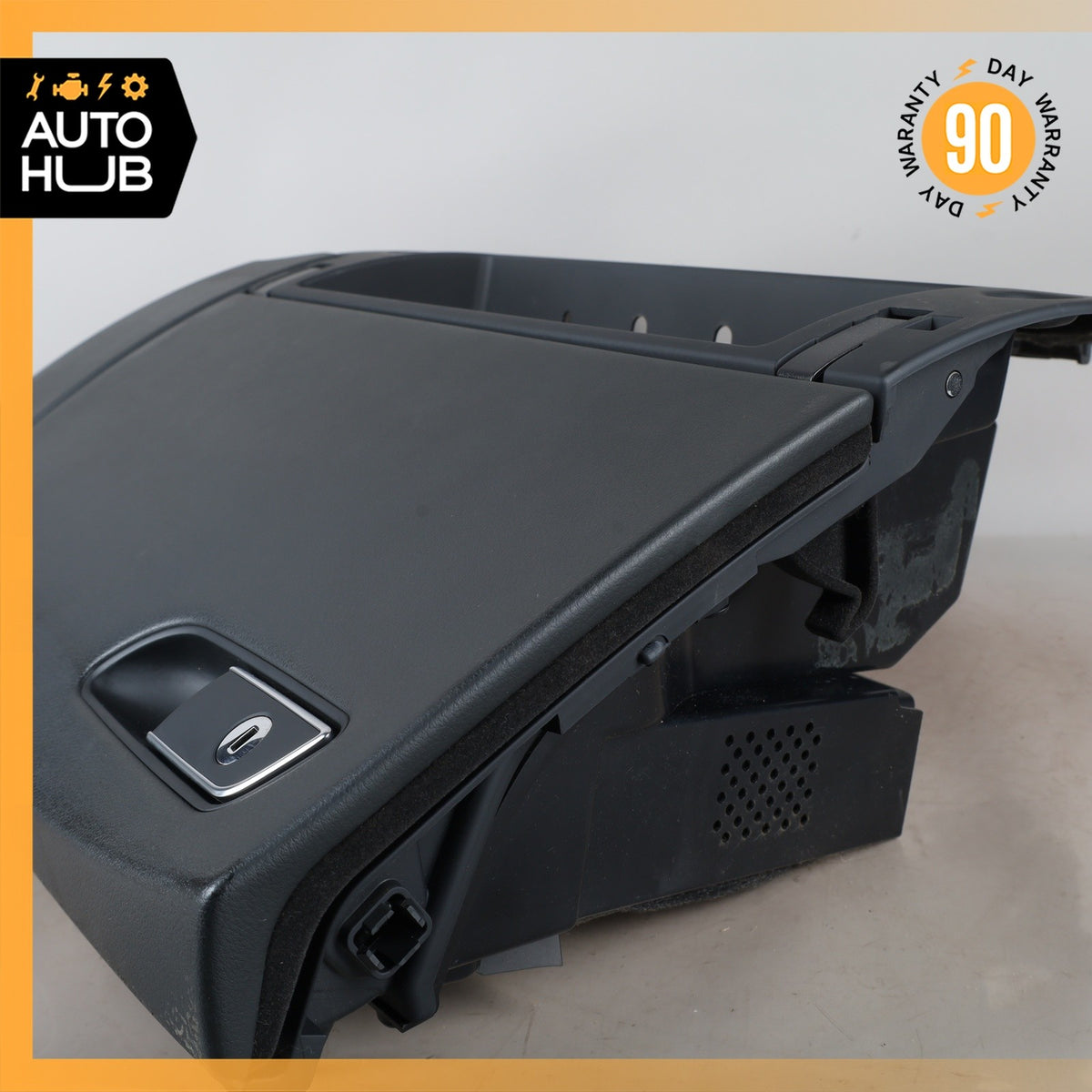 Audi D4 A8 Dashboard Glove Box Glovebox Storage Compartment Trim Black OEM - photo 6