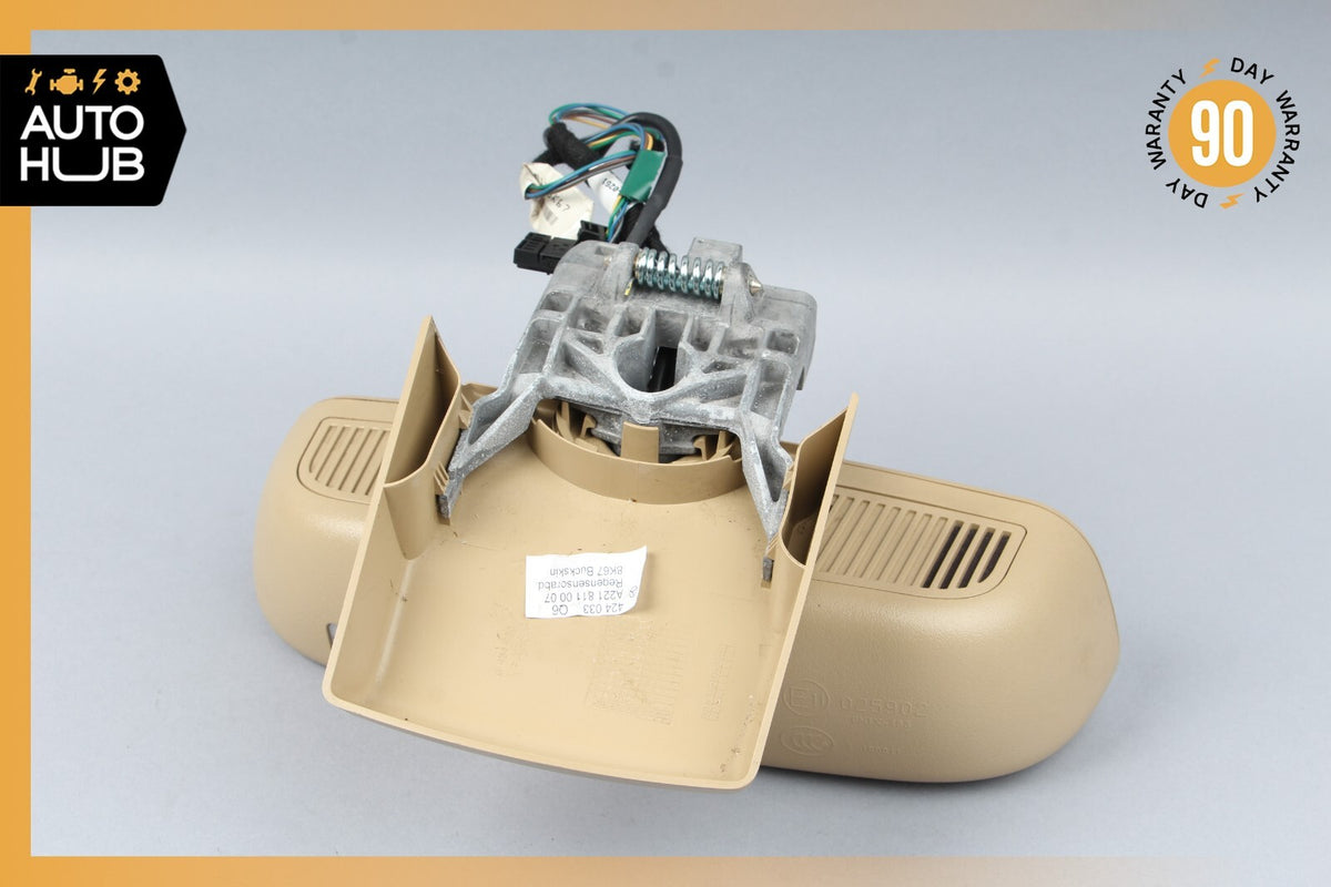 07-09 Mercedes W221 S600 S550 S63 AMG Interior Rear View Mirror Beige OEM - photo 4