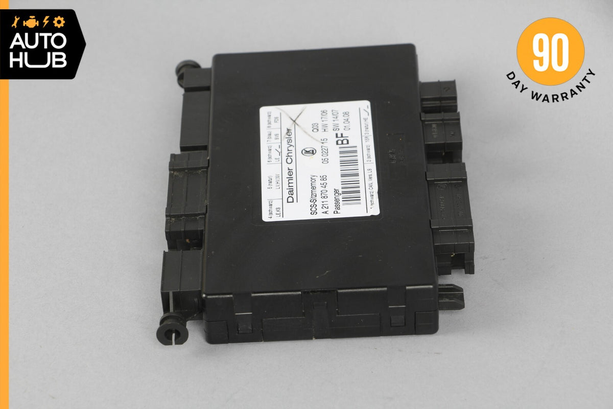 03-12 Mercedes W164 ML320 E63 AMG Front Right Seat Control Module 2118704585 OEM - photo 4