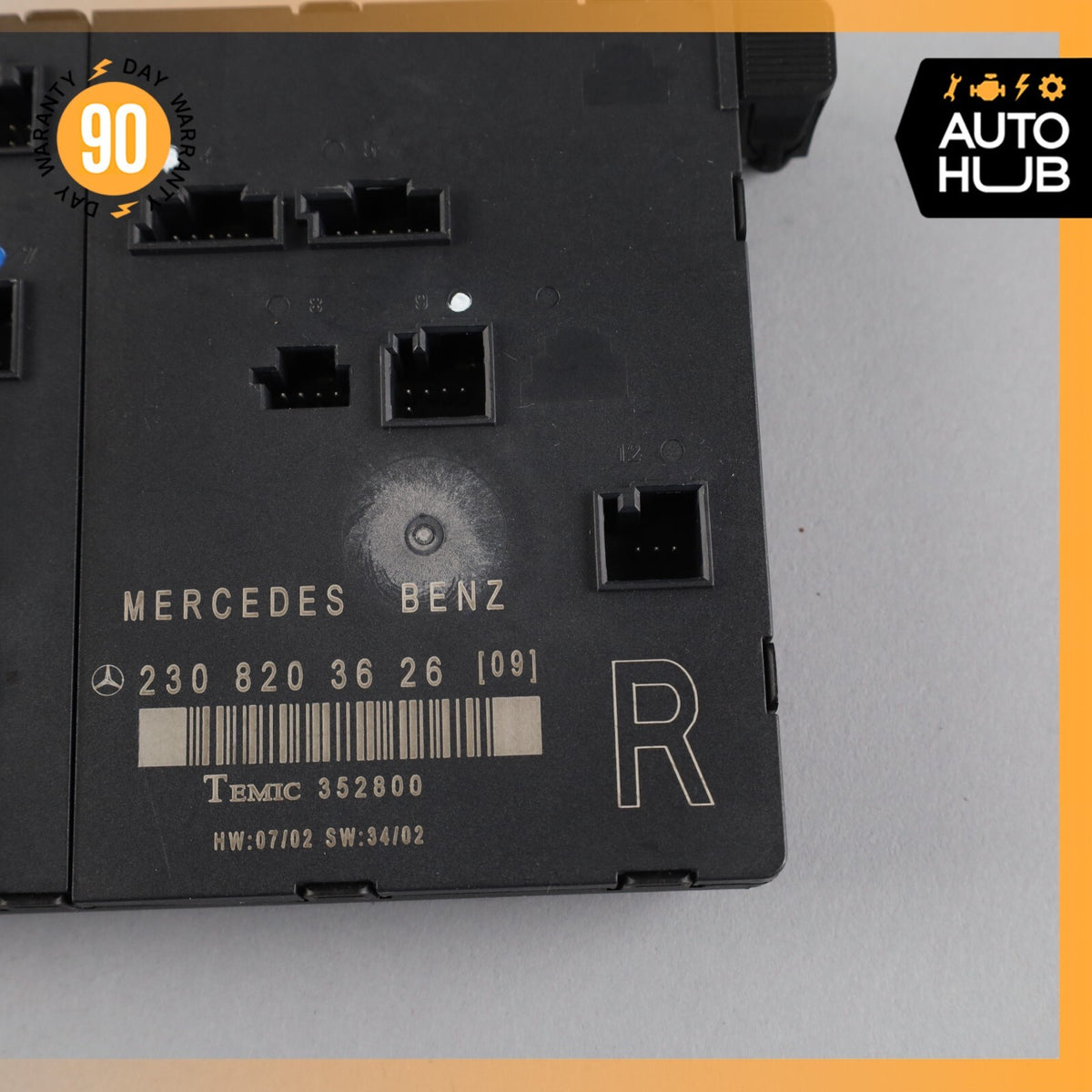 03-12 Mercedes R230 SL500 SL550 SL55 AMG Door Control Module Right Side OEM - photo 10