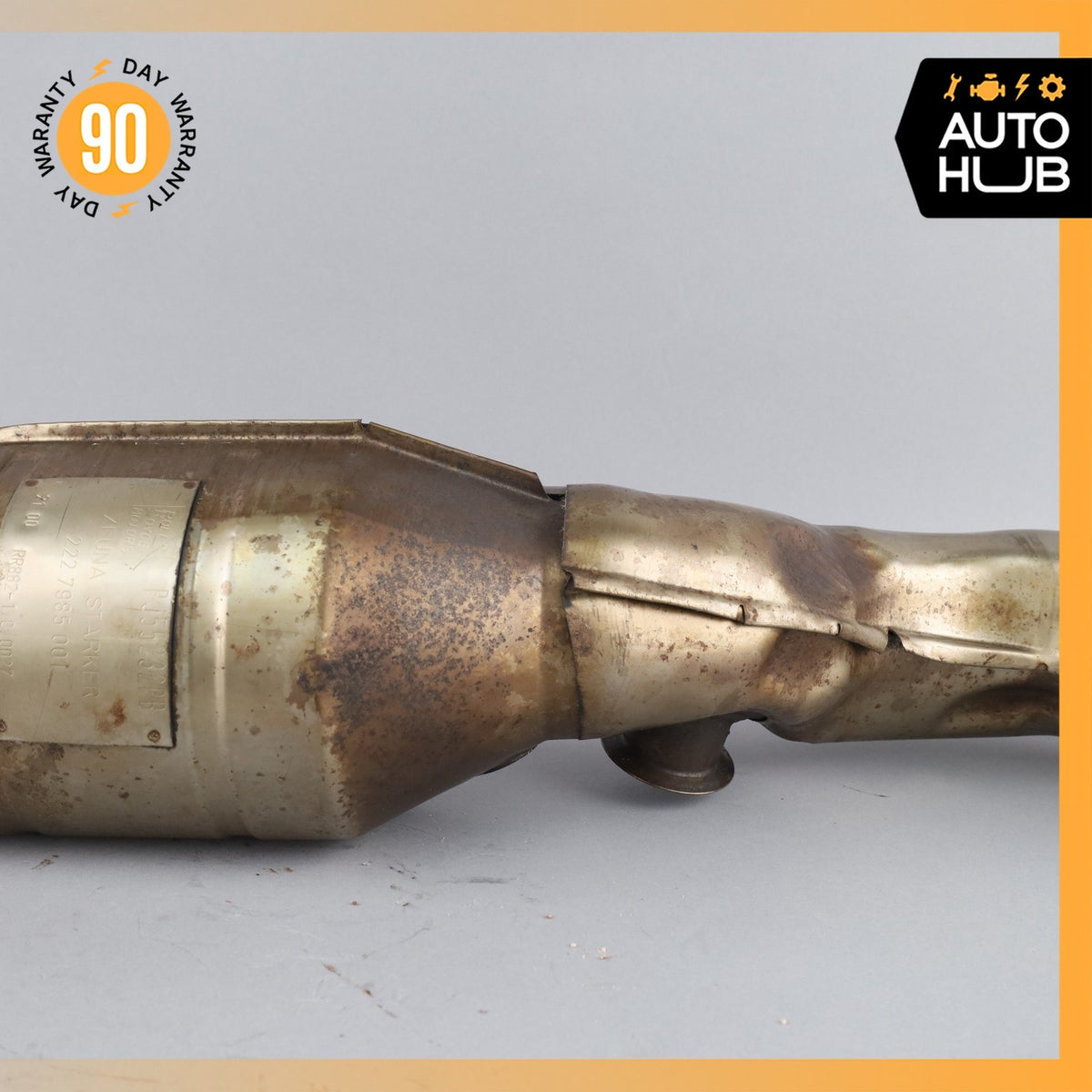 00-02 Bentley Arnage 6.8L V8 Exhaust Downpipe PJ55232PB OEM 30k - photo 8