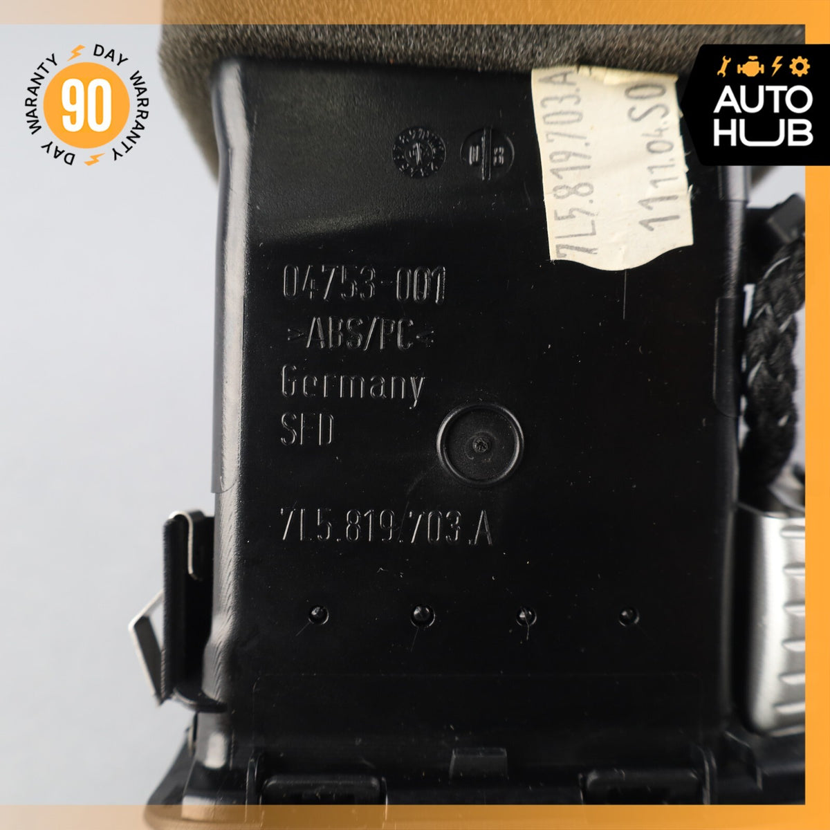 03-10 Porsche Cayenne 955 Turbo Dashboard Outer Left Side AC A/C Air Vent OEM - photo 8