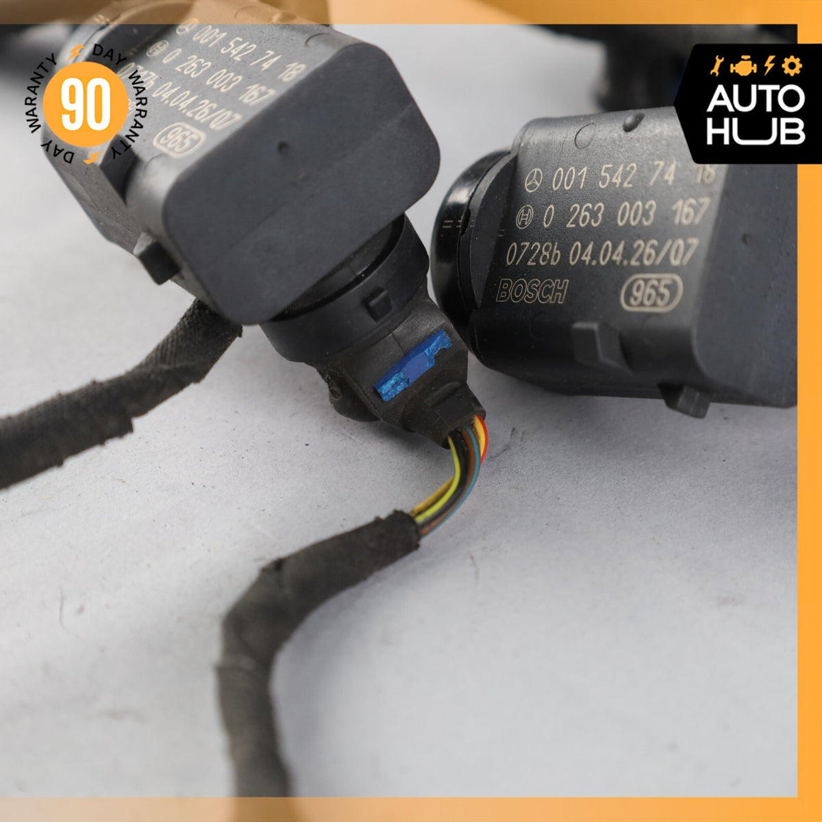 00-09 Mercedes W215 CL55 AMG S430 Front Bumper Parking Wire Harness OEM - photo 7