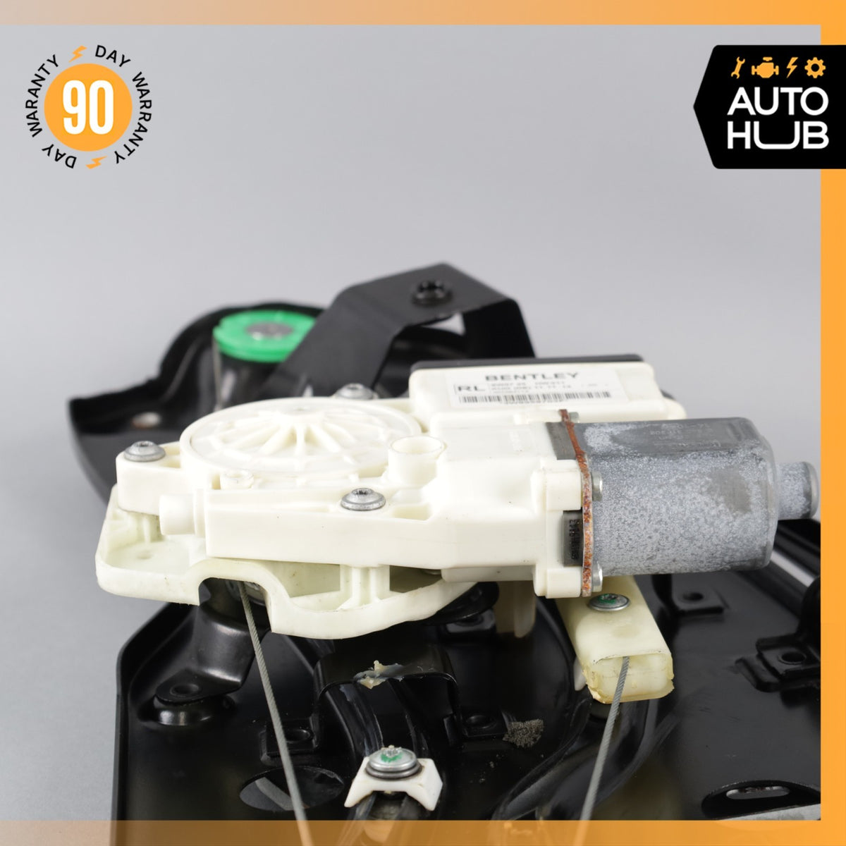 12-17 Bentley Continental GT Rear Left Side Quarter Window Regulator Motor OEM - photo 12