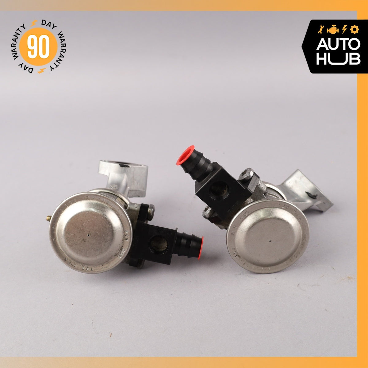 Audi C7 A6 / Cayenne 958 Engine Smog Air Pump Check Valve Left & Right Set OEM - photo 9