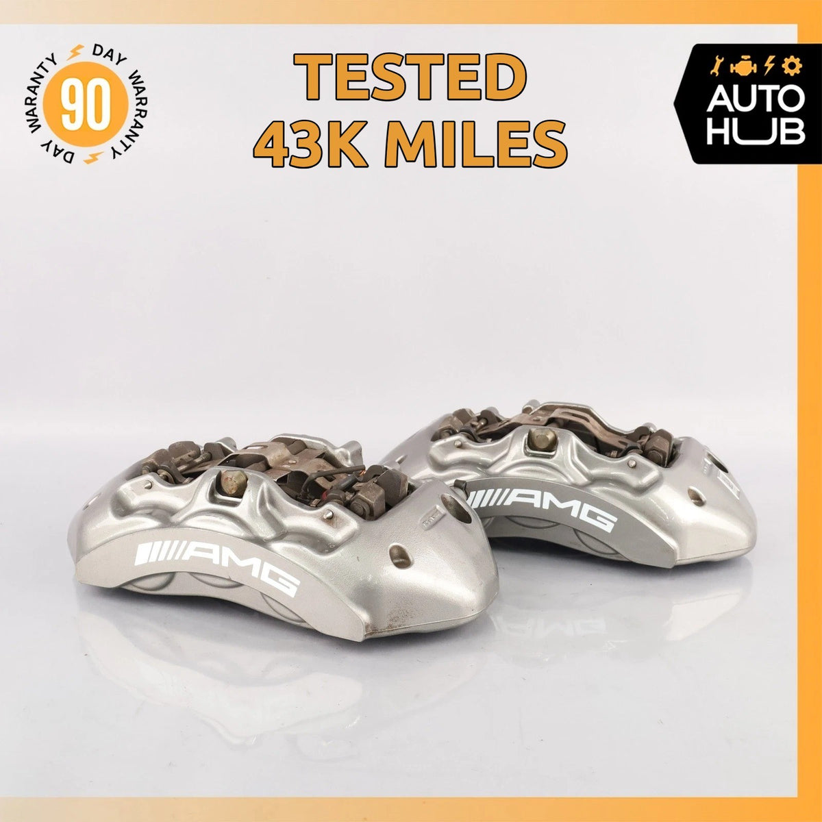 13-20 Mercedes W205 C63 S65 AMG S600 Front Left & Right Brake Calipers Set OEM - photo 1